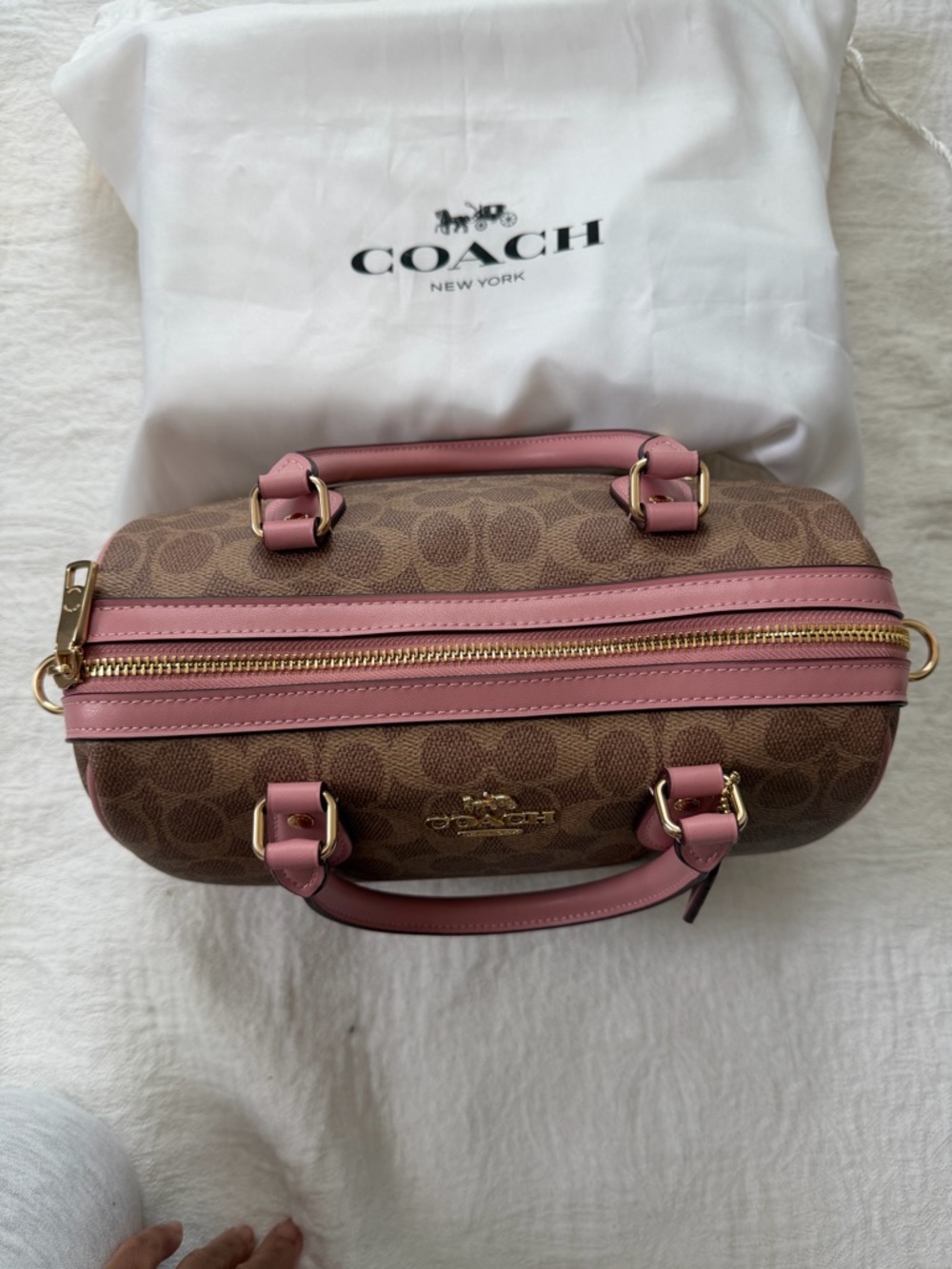 Coach Rowan Satchel Signature Canvas - Picture 4 of 16